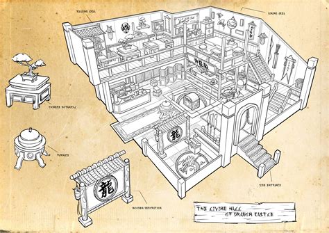 ArtStation - Dragon Castle Concept Design