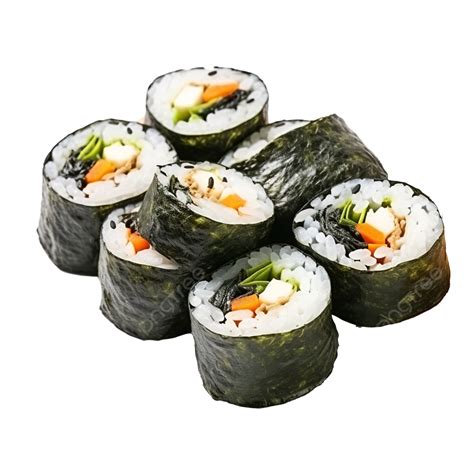 Gimbap Traditional Korean Food With Rice Wrapped In Seaweed, Gmp ...