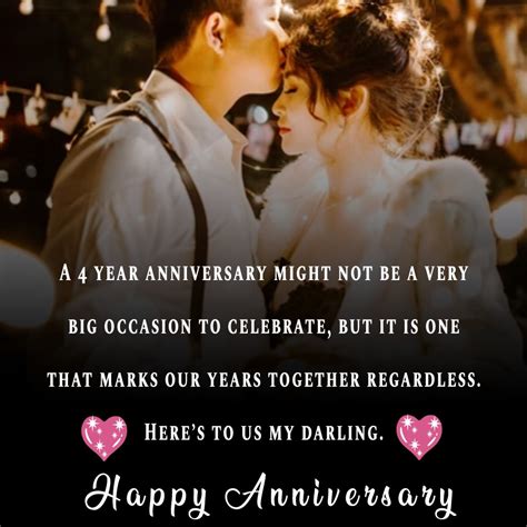 30+ Best 4th Anniversary Wishes in November 2024