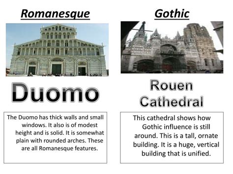 PPT - Romanesque vs. Gothic Architecture PowerPoint Presentation - ID:2663760