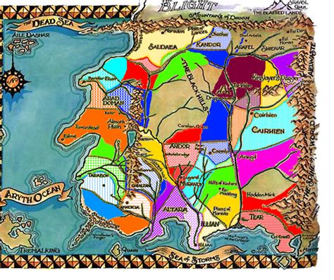 Wheel Of Time Map – Telegraph