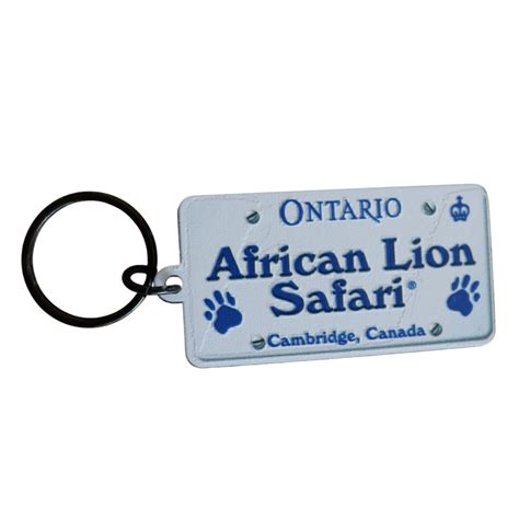 Keychain- License Plate - Safari Outfitters