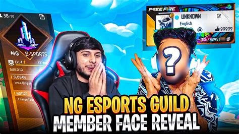 NG ESPORTS GUILD 😨 MEMBER 🤯 FACE REVEAL 🔥 #freefire #nonstopgaming #funny #tiktok - YouTube