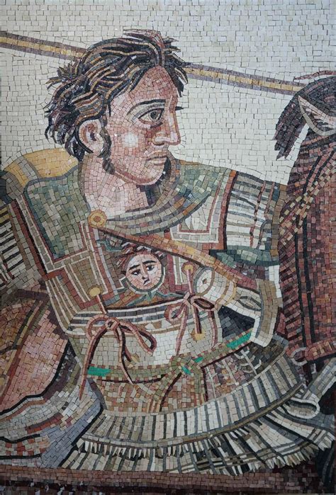 Alexander the Great Mosaic Art Reproduction | Human Figures | Mozaico