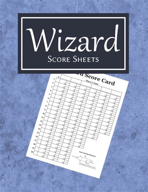 Wizard Score Sheets: Wizard Board Game, Wizard Card Game - Walmart.com - Walmart.com