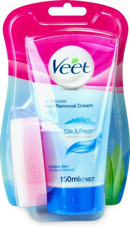 Buy Veet In Shower Cream for Sensitive Skin Hair Removal 150ml | medino