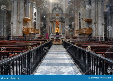 Cadiz Cathedral Is A Roman Catholic Church In Cadiz Royalty-Free Stock ...