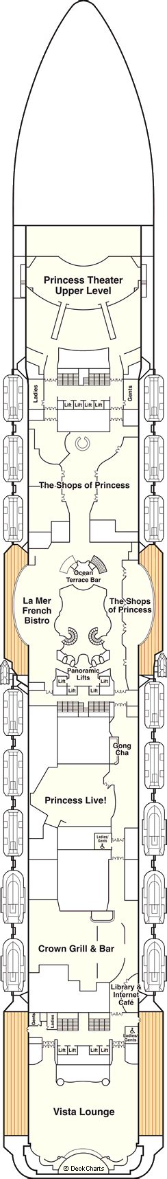 Majestic Princess Deck Plans: Ship Layout, Staterooms & Map - Cruise Critic