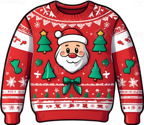 ugly christmas sweater png ai generative 33662243 PNG