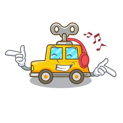 Toy car and music stock illustration. Illustration of background - 26697813