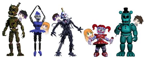 The Afton family (FNAF Agentverse) by AgentPrime on DeviantArt