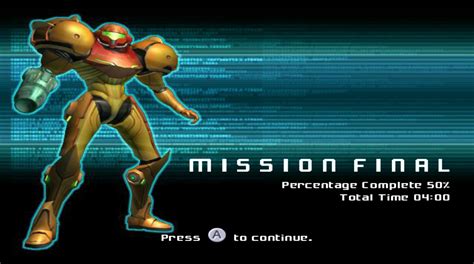 Did my first ever Metroid Prime 1 Speedrun and got the in-game time of ...