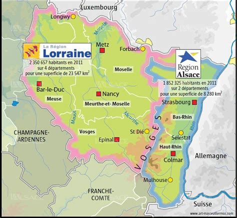 Alsace And Lorraine Map