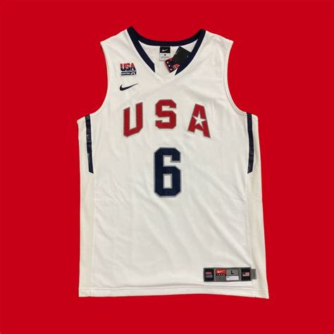 USA Authentic Olympic Nike Lebron James Jersey NEW | Doctor Funk's ...