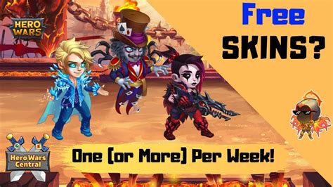 Hero Wars | Free Skins? Once a week! - YouTube