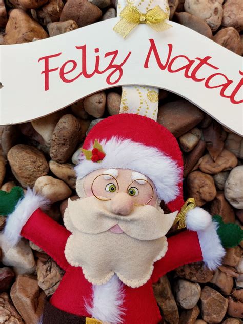 Papai Noel Feliz Natal | Elo7 Produtos Especiais