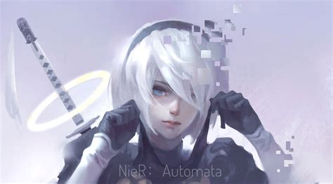 Nier Automata 4k Artworks Wallpaper,HD Anime Wallpapers,4k Wallpapers,Images,Backgrounds,Photos ...