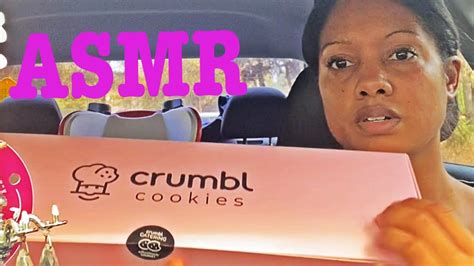 ASMR - CRUMBL COOKIE 🍪- WHISPERING, NATURE SOUNDS 🦢 🌬️ 🌳Eating in my Car. - YouTube