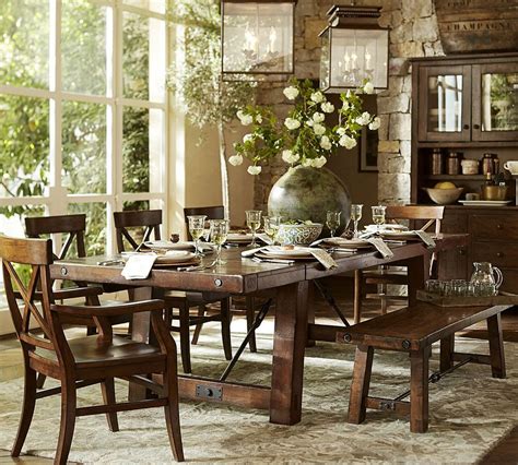 Benchwright Extending Dining Table | Rustic dining room, Dining room sets, Dining room table