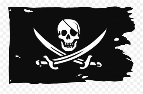 Piratesofthecaribbean Pirates Of The - Vertical Pirate Flag Emoji ...