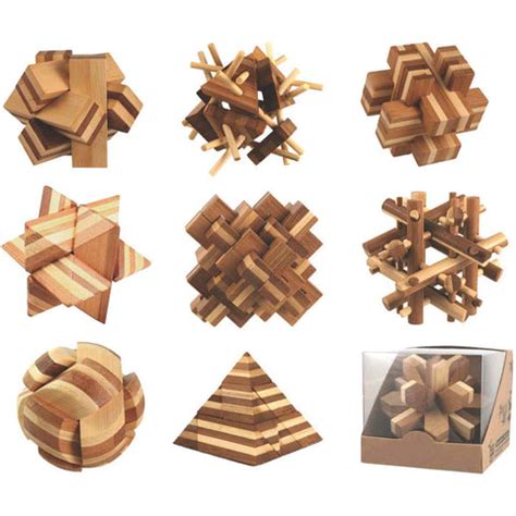 Bamboo Puzzle Assortment – Streamline