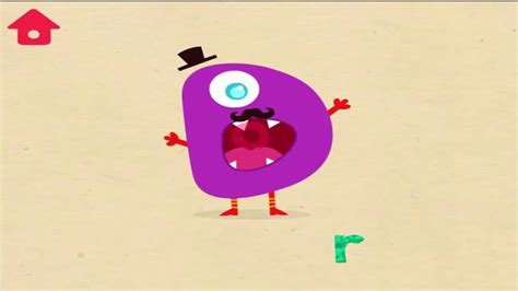 Hungry Alphabet Learn Alphabet From A to E with Monster fun App Education for Kids - YouTube