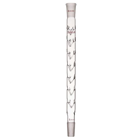 stonylab Vigreux Distillation Column, 24/40 300 mm Length Borosilicate ...