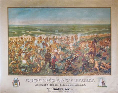 CUSTER'S LAST FIGHT The Original Painting Has Been Presented to the Seventh Regiment U.S ...