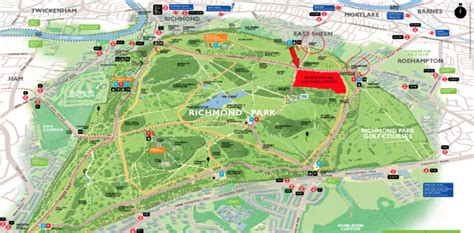 Richmond Park London Map