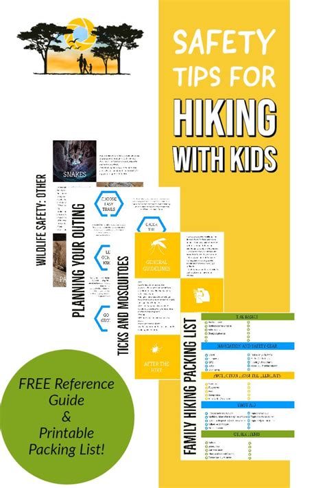 Hiking Safety Tips for Families | Safety tips, Hiking with kids, Hiking packing list