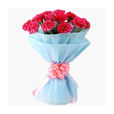 Order bouquet of pink carnations online