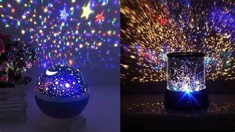 Night Lights Home & Garden 4 LED Night Lighting Lamp Star Projector Rotating Light for Baby Kids ...