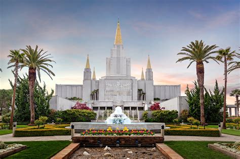 Oakland Temple - Fountains by Robert A Boyd | Altus Fine Art