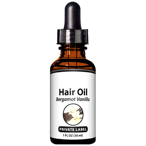 Private Label Hair Oil - Bergamot and Vanilla | Hair oil, Private label ...