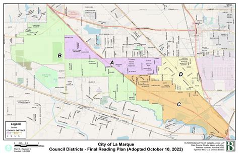 Council District Maps | La Marque, TX - Official Website