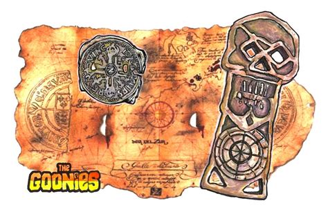 The Goonies Treasure Map Fine Art Quality Print multiple Sizes ...