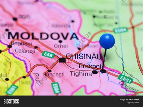 Tiraspol Pinned On Map Image & Photo (Free Trial) | Bigstock