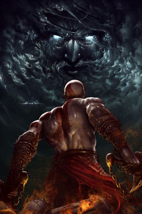 Kratos on Behance | God of war, Kratos god of war, God of war series