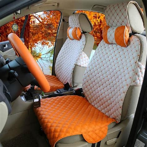 Simple Design Girly Pretty Cute And Lovely Leather Car Seat Cover - Beddinginn.com | Girly car ...