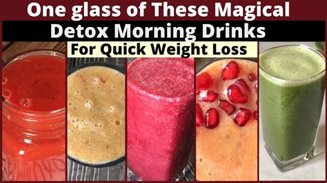 5 Healthy Indian Magical Morning Drink Recipes For Weight Loss | Detox ...