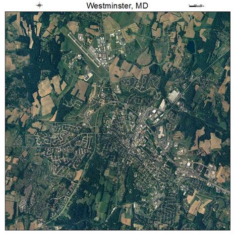 Aerial Photography Map of Westminster, MD Maryland