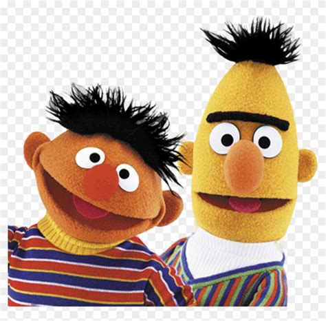 Bert & Ernie - Sesame Street Bert And Ernie - Free Transparent PNG ...