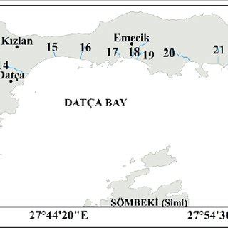 General geology map of Datça Peninsula and surroundings (adapted from ...