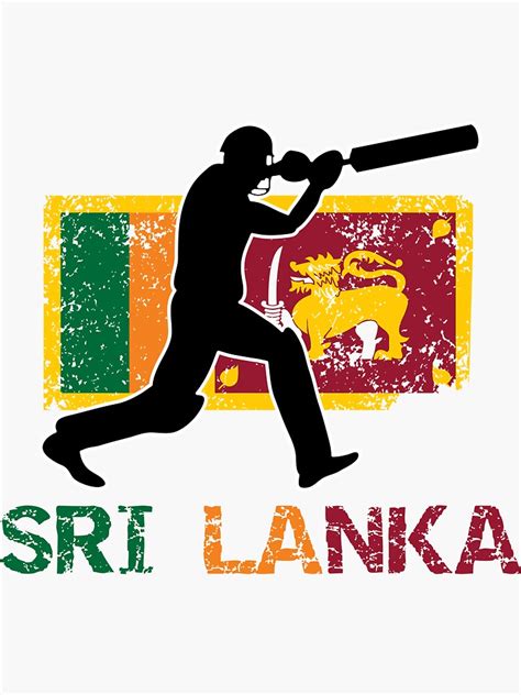 "Sri Lanka Cricket, Sri Lanka Cricket Gift" Sticker for Sale by ...