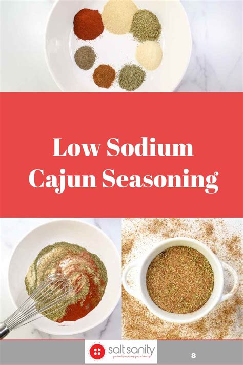 Low Sodium Cajun Seasoning