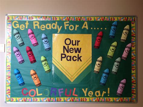 My Back to School Bulletin Board http://www.pinterest.com/pin/78813062202270748/ Crayon Bulletin ...