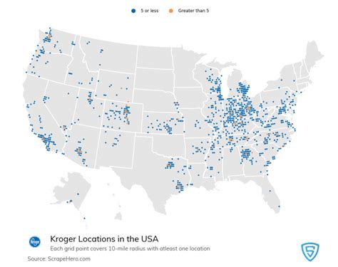 Number of Kroger stores in USA - 2021 Store Location Analysis