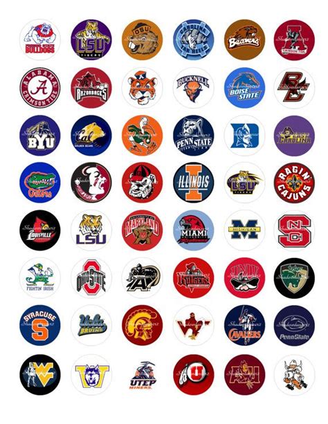 College Football Logos | College football logos, College football ...