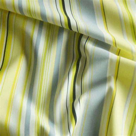 Printed Stripe Curtain Fabric | Fabric UK