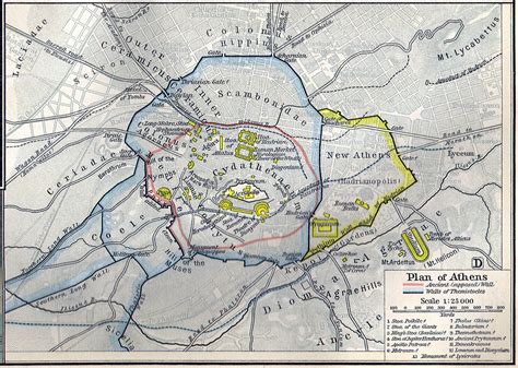 Ancient Athens Map